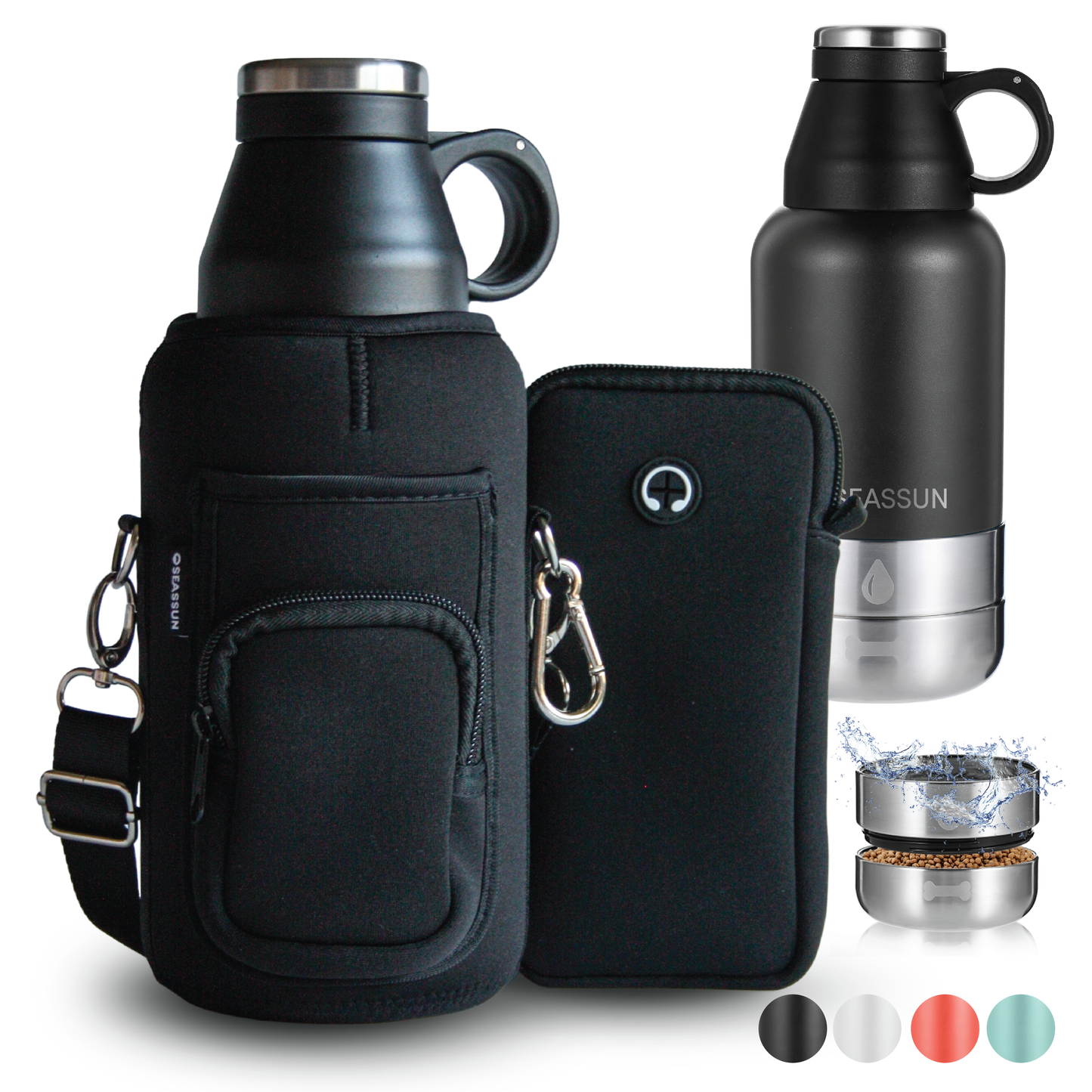 Pooch Pack - Dog Water Bottle & Neoprene Bag