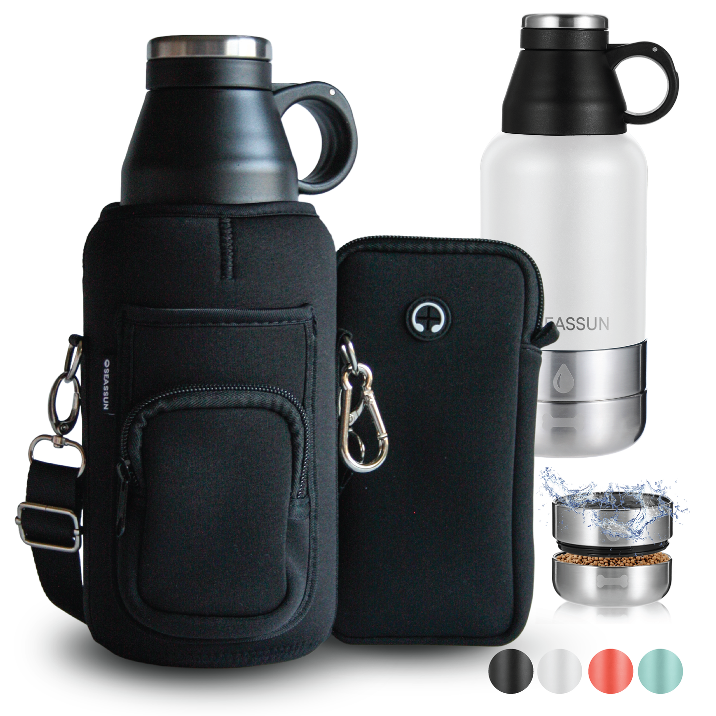 Pooch Pack - Dog Water Bottle & Neoprene Bag